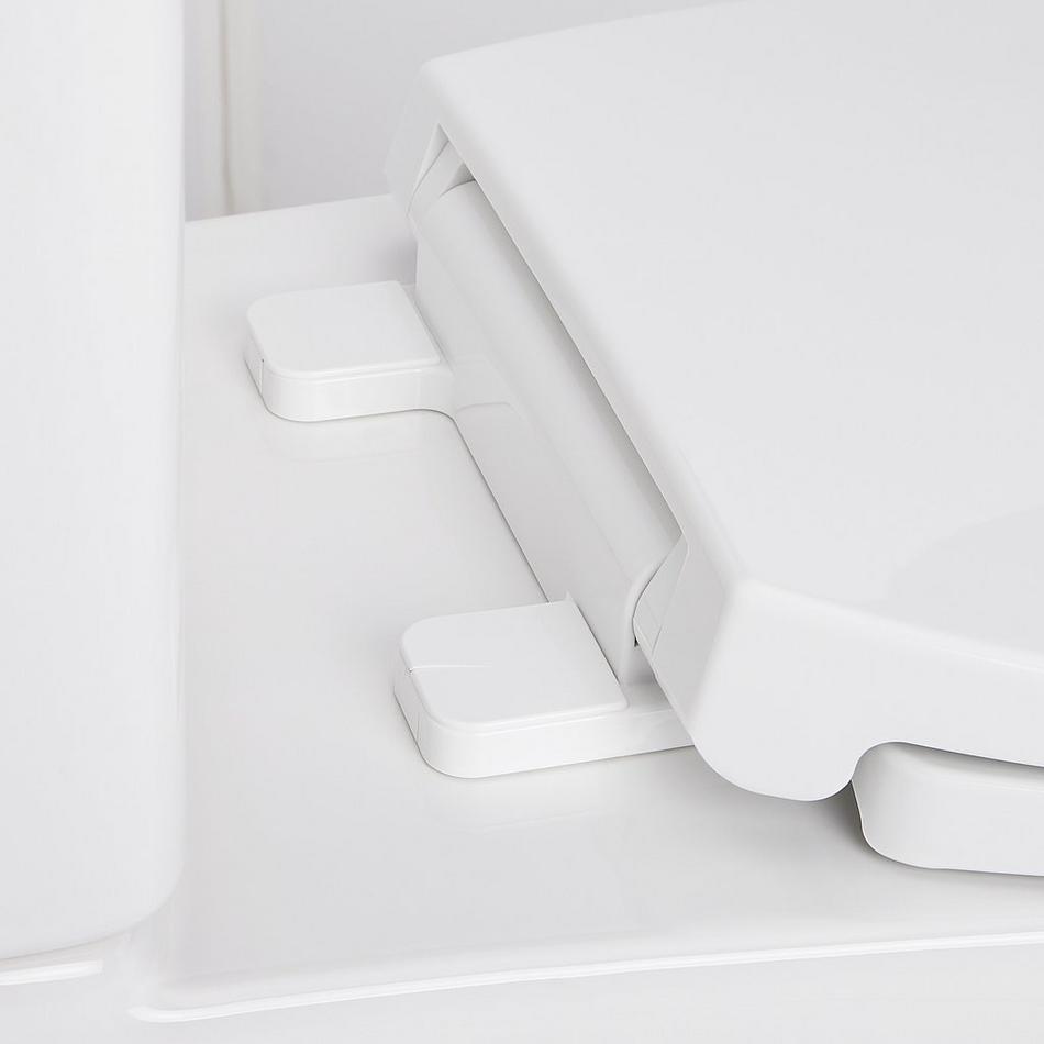Millspring Low-Flow Two-Piece Elongated Toilet - White - Chrome Handle, , large image number 6