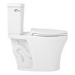Millspring Low-Flow Two-Piece Elongated Toilet - White - Chrome Handle, , large image number 3