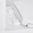 Millspring Low-Flow Two-Piece Elongated Toilet - White - Matte Black Handle, , large image number 6