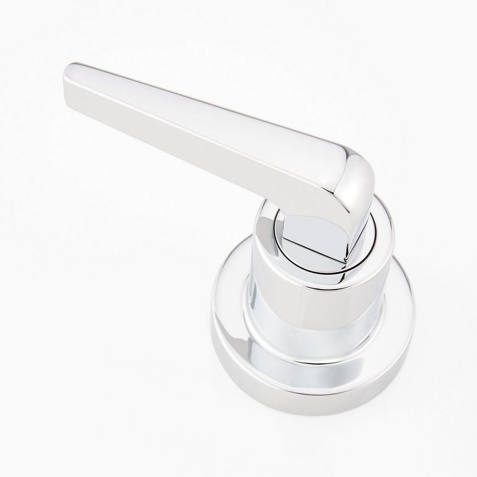 Drea 4-Hole Roman Tub Faucet and Hand Shower with Rough-In Valve - Chrome, , large image number 2