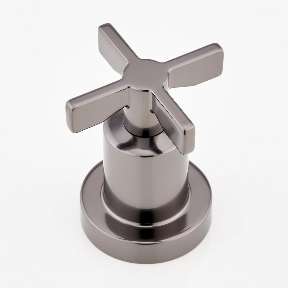 Vassor 4-Hole Roman Tub Faucet and Hand Shower - Gunmetal, , large image number 2