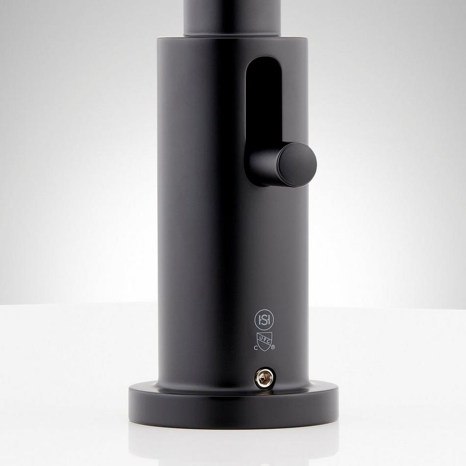 Vassor 4-Hole Roman Tub Faucet and Hand Shower - Matte Black, , large image number 3