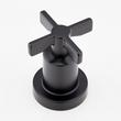Vassor 4-Hole Roman Tub Faucet and Hand Shower - Matte Black, , large image number 2