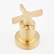 Vassor 4-Hole Roman Tub Faucet and Hand Shower with Rough-In Valve - Brushed Gold, , large image number 2