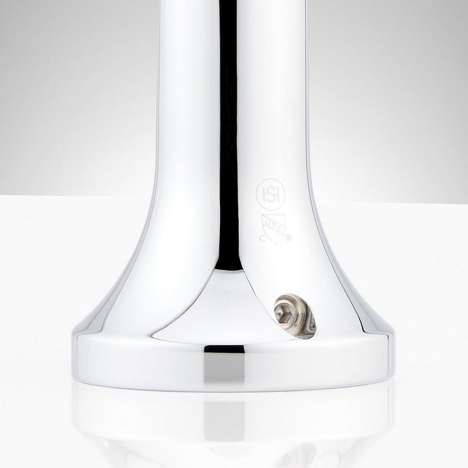 Lentz 4-Hole Roman Tub Faucet and Hand Shower - Knob Handles - Chrome, , large image number 3