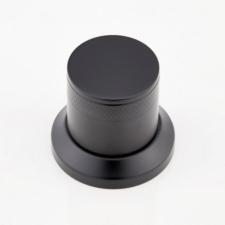 Lentz 4-Hole Roman Tub Faucet and Hand Shower - Knob Handles