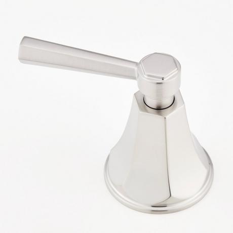 Elita 4-Hole Roman Tub Faucet and Hand Shower - Lever Handles