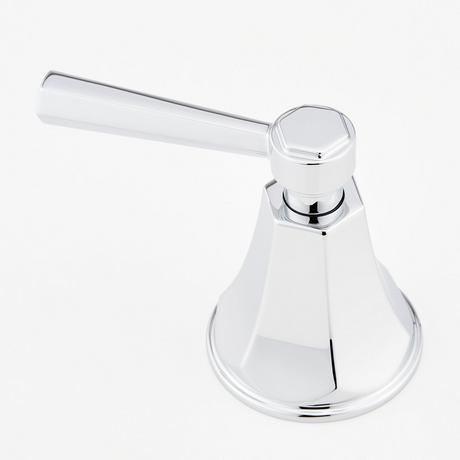 Elita 4-Hole Roman Tub Faucet and Hand Shower - Lever Handles