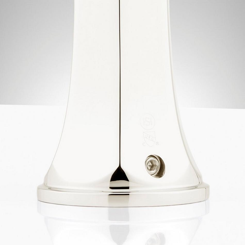 Elita 4-Hole Roman Tub Faucet and Hand Shower - Cross Handles - Polished Nickel, , large image number 3