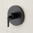 Drea Thermostatic Shower Valve Trim and 1/2" Rough-In Valve - Matte Black, , large image number 0