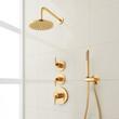 Drea Thermostatic Shower System With Hand Shower, , large image number 0