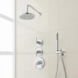 Drea Thermostatic Shower System With Hand Shower, , large image number 2