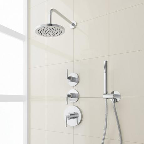 Drea Thermostatic Shower System With Hand Shower