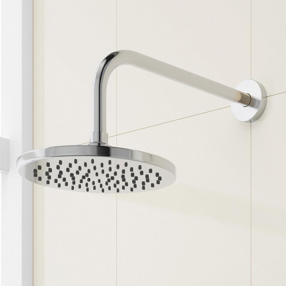 Drea Thermostatic Shower System With Slide Bar and Hand Shower - Chrome, , large image number 1