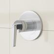 Drea Thermostatic Shower System With Slide Bar and Hand Shower - Chrome, , large image number 3