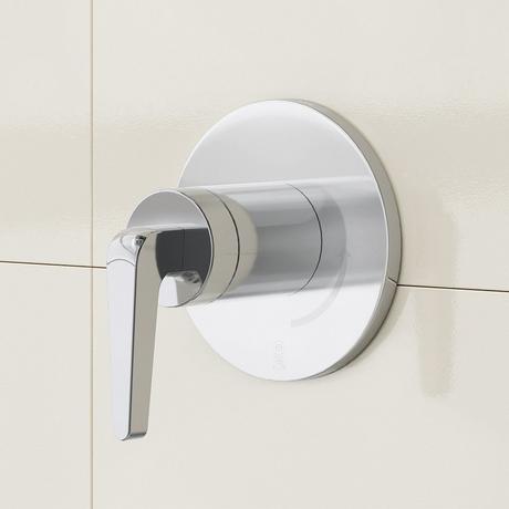 Drea Thermostatic Shower System With Slide Bar and Hand Shower