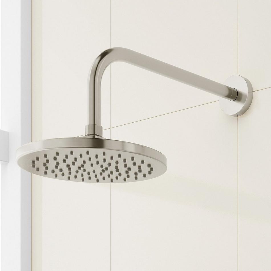 Drea Thermostatic Shower System With Slide Bar and Hand Shower - Brushed Nickel, , large image number 1