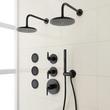 Drea Thermostatic Shower System With 3 Body Sprays and Hand Shower, , large image number 3