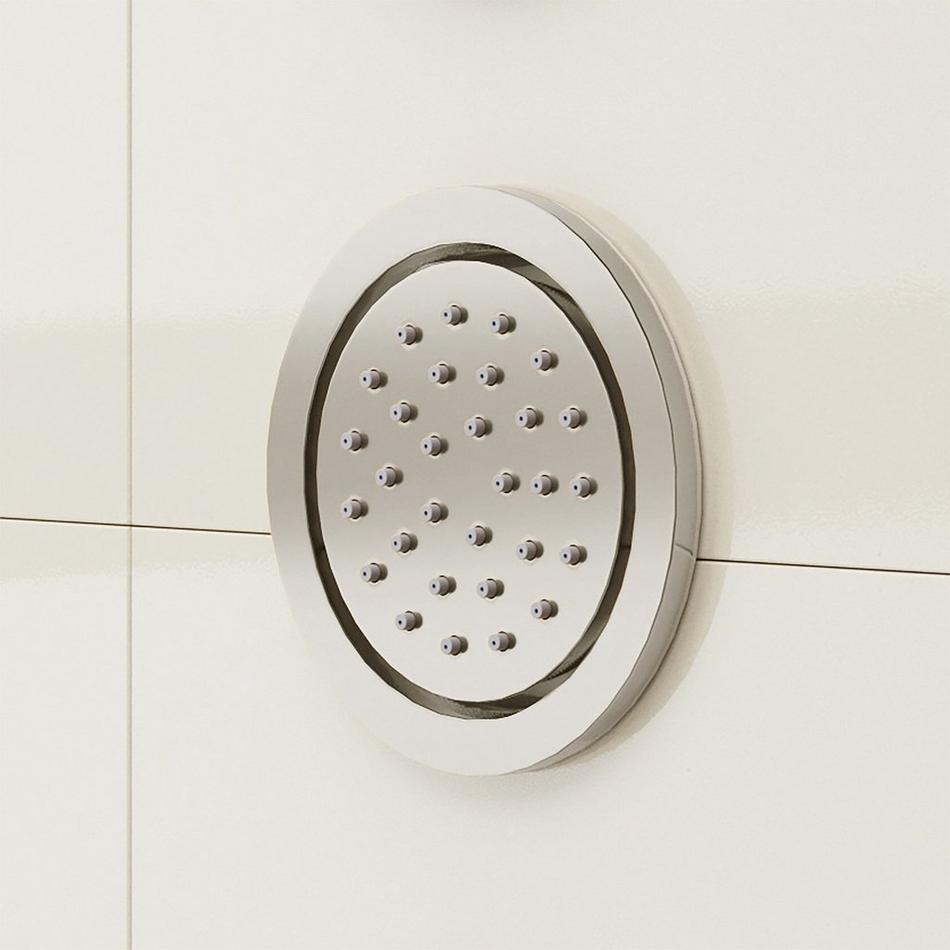 Drea Thermostatic Shower System With 3 Body Sprays and Hand Shower - Brushed Nickel, , large image number 6
