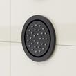Drea Thermostatic Shower System With 3 Body Sprays, Slide Bar and Hand Shower - Matte Black, , large image number 6