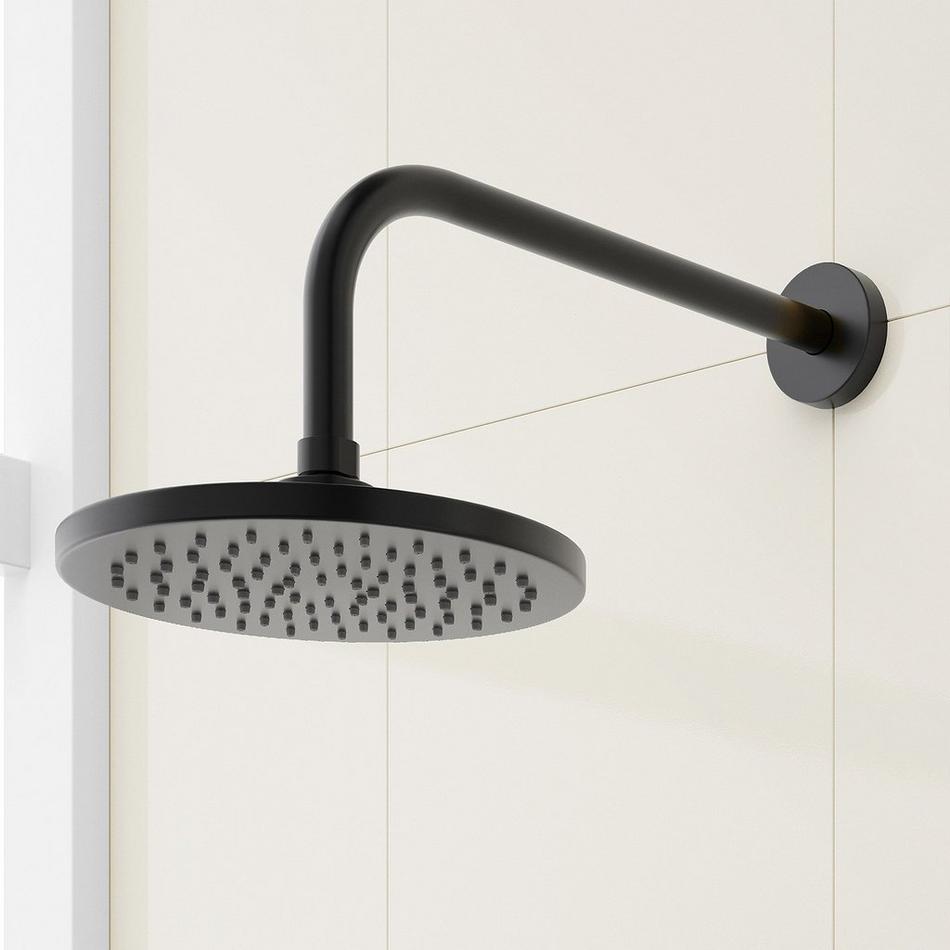 Drea Thermostatic Shower System With 3 Body Sprays, Slide Bar and Hand Shower - Matte Black, , large image number 1