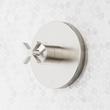 Vassor Thermostatic Shower Valve Trim and 1/2" Rough-In Valve - Brushed Nickel, , large image number 0
