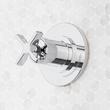 Vassor In-Wall Shower Volume Control Handle and 1/2" Rough-In Valve - Chrome, , large image number 0
