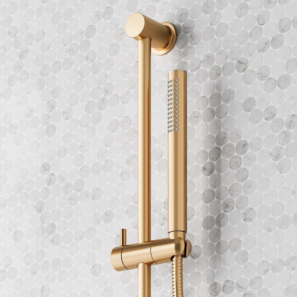 Vassor Thermostatic Shower System With Slide Bar and Hand Shower, , large image number 9