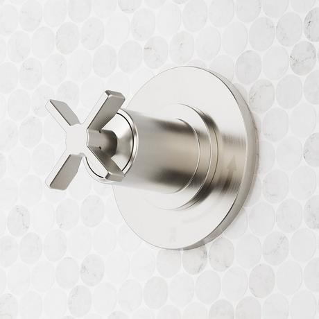 Vassor Thermostatic Shower System With Dual Showerheads and Hand Shower