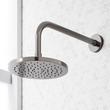 Vassor Thermostatic Shower System With Dual Showerheads, Slide Bar and Hand Shower - Gunmetal, , large image number 1