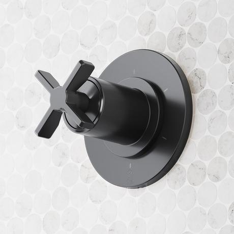 Vassor Thermostatic Shower System With 3 Body Sprays and Hand Shower