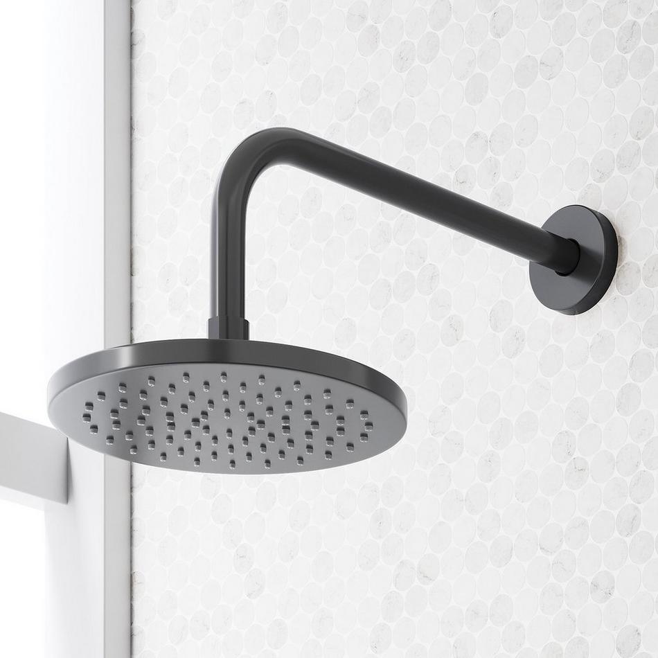 Vassor Thermostatic Shower System With 3 Body Sprays and Hand Shower - Matte Black, , large image number 1