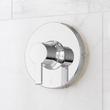 Lentz Thermostatic Shower Valve Trim and 1/2" Rough-In Valve - Lever Handle - Chrome, , large image number 0