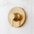 Lentz Thermostatic Shower Valve Trim and 3/4" Rough-In Valve - Lever Handle - Brushed Gold, , large image number 0
