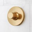 Lentz Thermostatic Shower Valve Trim and 1/2" Rough-In Valve - Knob Handle - Brushed Gold, , large image number 0