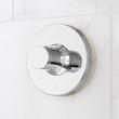 Lentz Thermostatic Shower Valve Trim and 1/2" Rough-In Valve - Knob Handle - Chrome, , large image number 0