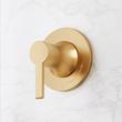 Lentz In-Wall Shower Volume Control Handle and 1/2" Rough-In Valve - Lever Handle - Brushed Gold, , large image number 0