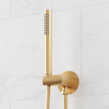 Lentz Thermostatic Shower System With Hand Shower - Lever Handles