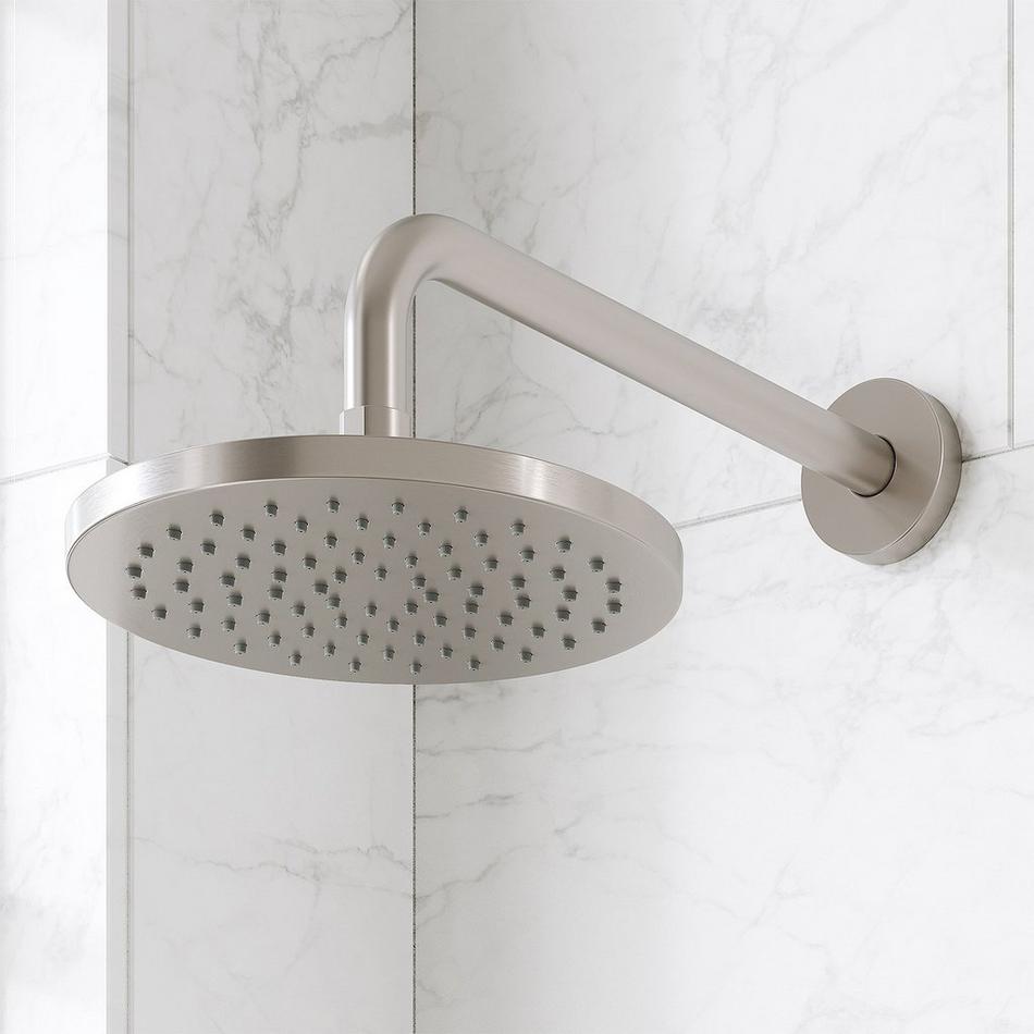 Lentz Thermostatic Shower System With Hand Shower - Lever Handles - Brushed Nickel, , large image number 1