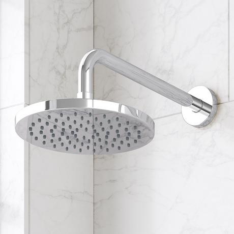 Lentz Thermostatic Shower System With Slide Bar and Hand Shower - Lever Handles