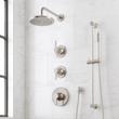 Lentz Thermostatic Shower System With Slide Bar and Hand Shower - Lever Handles, , large image number 1