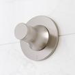 Lentz Thermostatic Shower System With Slide Bar and Hand Shower - Knob Handles - Brushed Nickel, , large image number 2