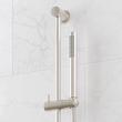 Lentz Thermostatic Shower System With Slide Bar and Hand Shower - Knob Handles - Brushed Nickel, , large image number 5