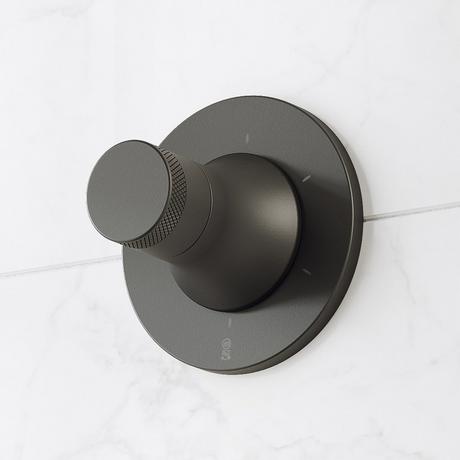 Lentz Thermostatic Shower System With 3 Body Sprays and Hand Shower - Lever Handles