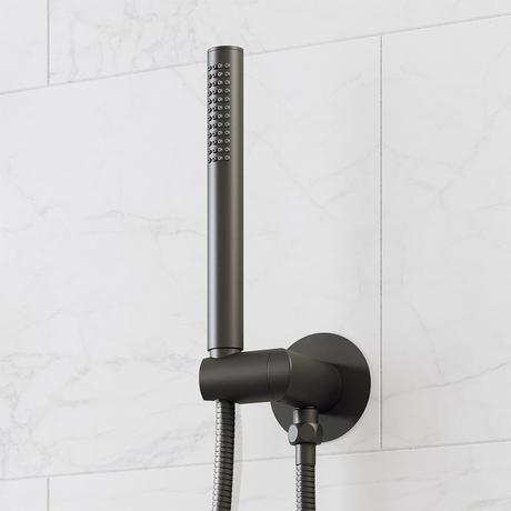 Lentz Thermostatic Shower System With 3 Body Sprays and Hand Shower - Knob Handles