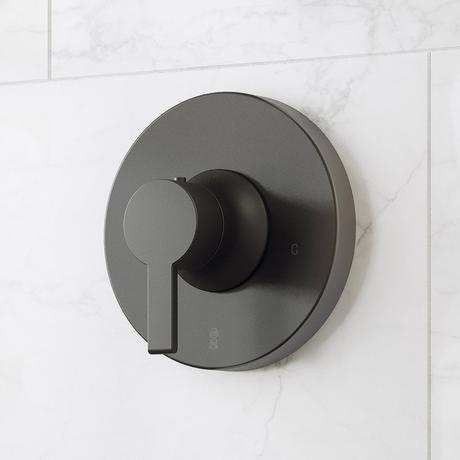 Lentz Thermostatic Shower System With 3 Body Sprays and Hand Shower - Knob Handles