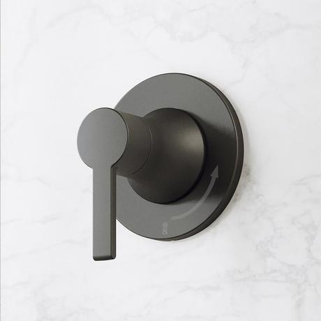 Lentz Thermostatic Shower System With 3 Body Sprays and Hand Shower - Knob Handles