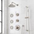 Lentz Thermostatic Shower System - 3 Body Sprays, Slide Bar and Hand Shower - Lever Handles, , large image number 1