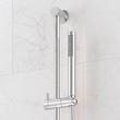Lentz Thermostatic Shower System - 3 Body Sprays, Slide Bar and Hand Shower - Knob - Chrome, , large image number 5