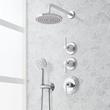 Elita Thermostatic Shower System With Hand Shower - Lever Handles, , large image number 2